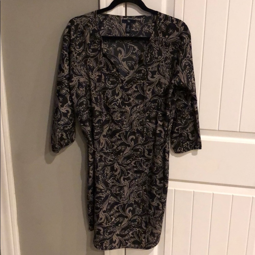 Gap dress - black & tan